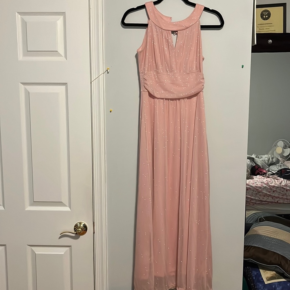 Light pink glitter dress - GLITTER DOES NOT COME OFF WHEN TOUCHING IT